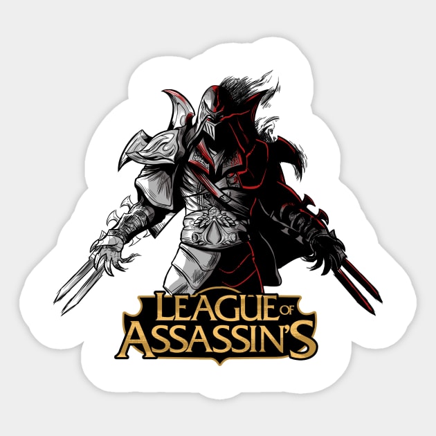 League of Assassin's Sticker by RedBug01